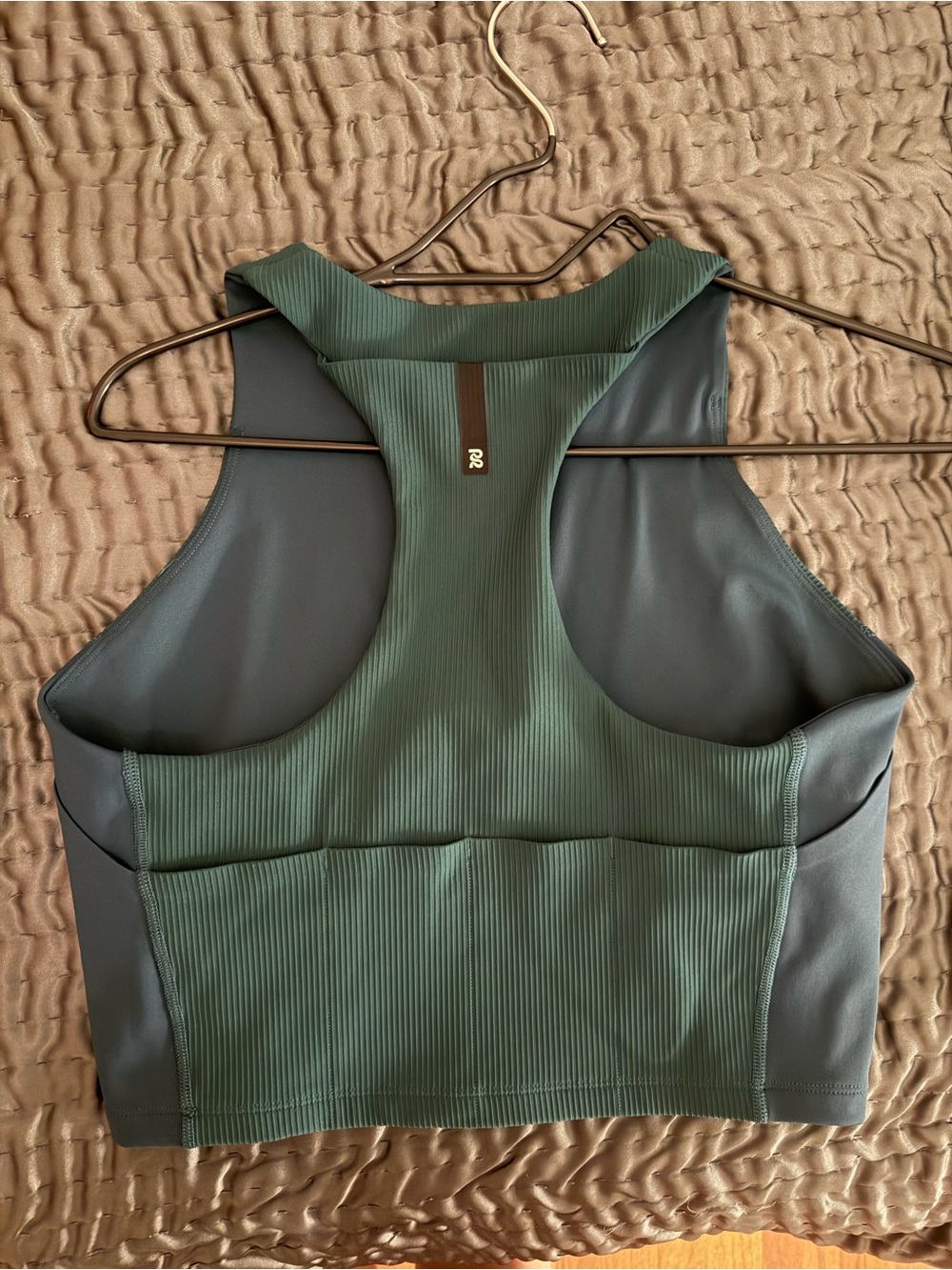 Bandit Women's Green Zip-Front Tank Top - Picture 3 of 3